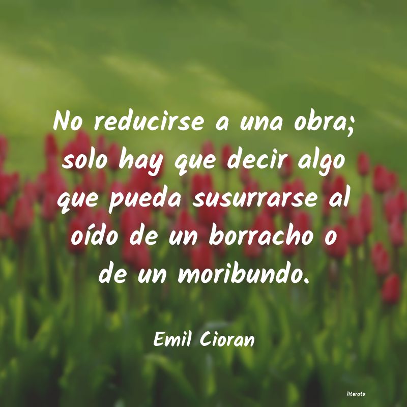 Frases de Emil Cioran