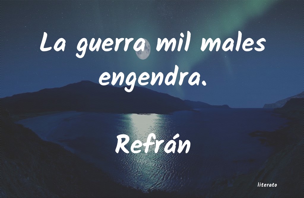 Frases de Refrán