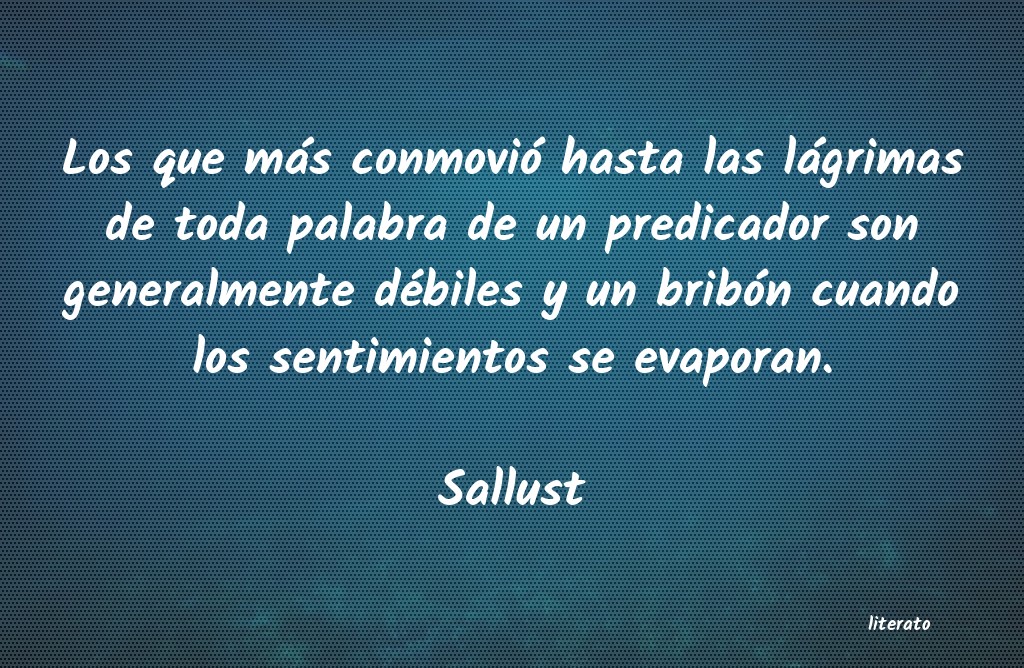frases de Sallust
