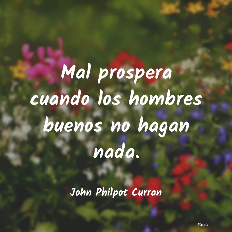 Frases de John Philpot Curran