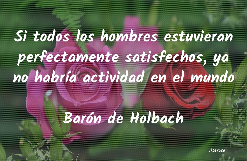 Frases de Barón de Holbach