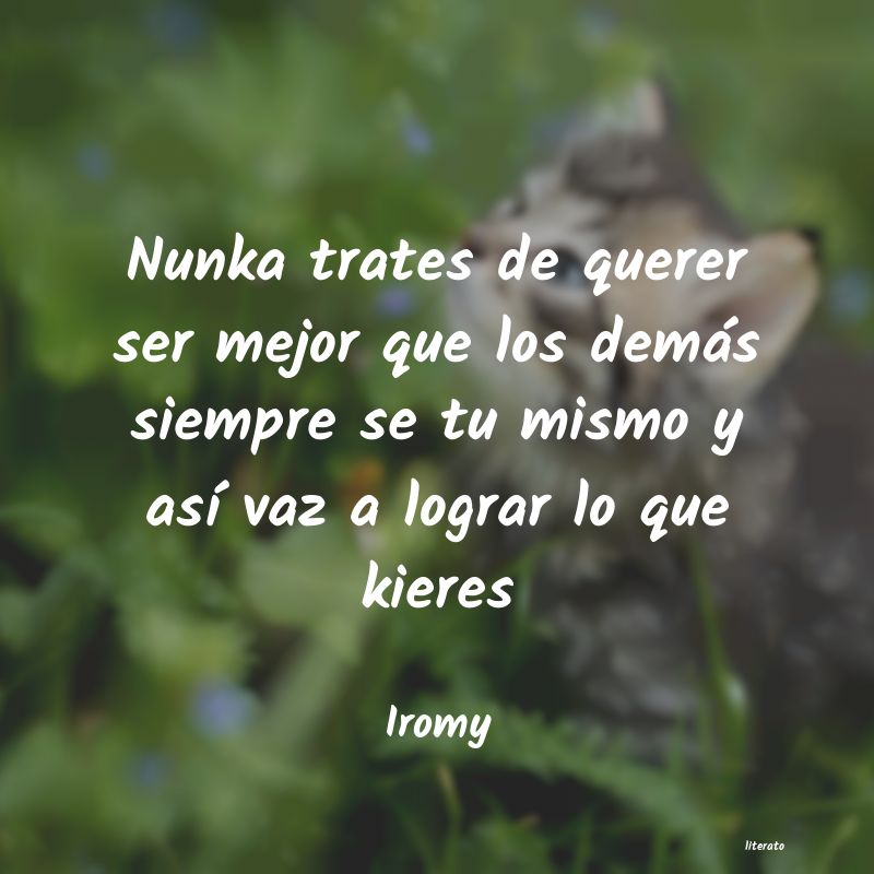 Frases de Iromy