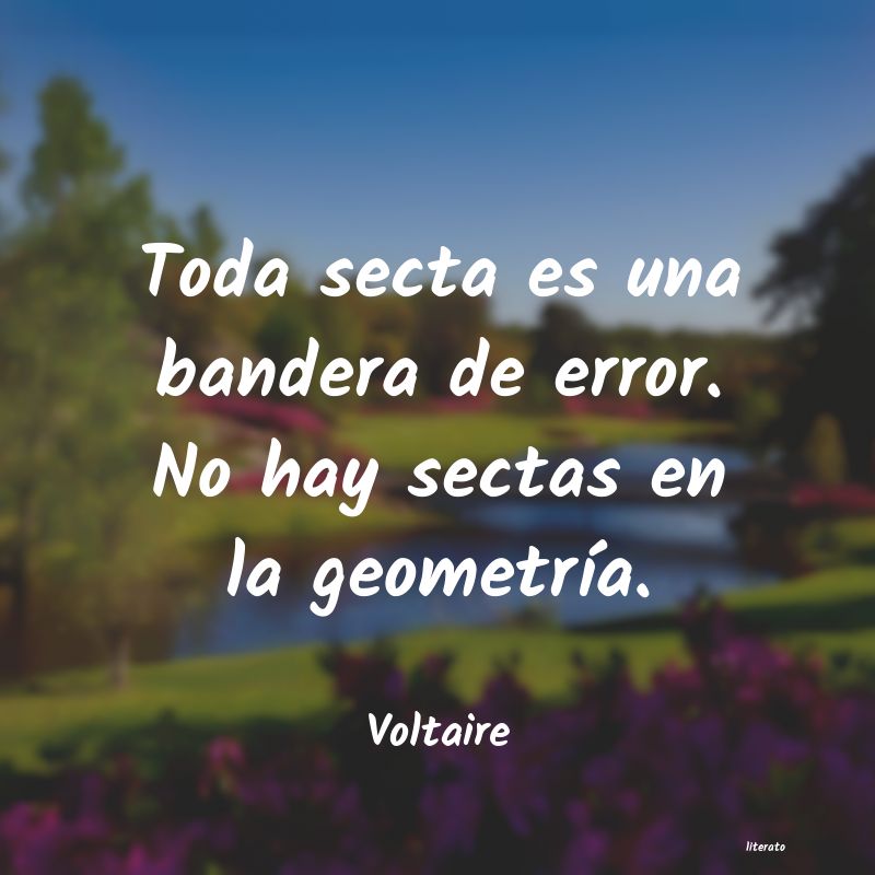 frases de Voltaire