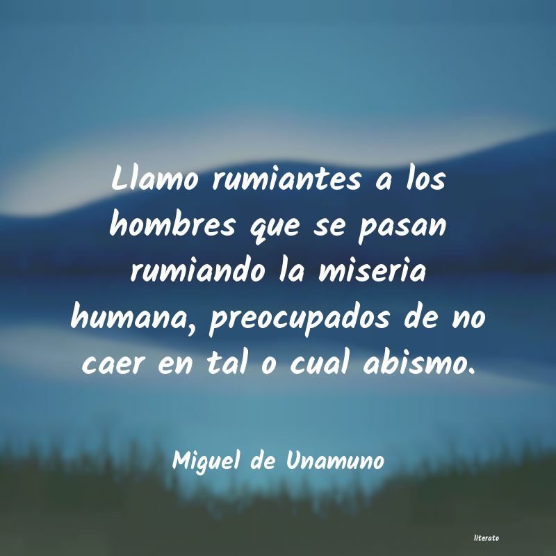frases de Miguel de Unamuno