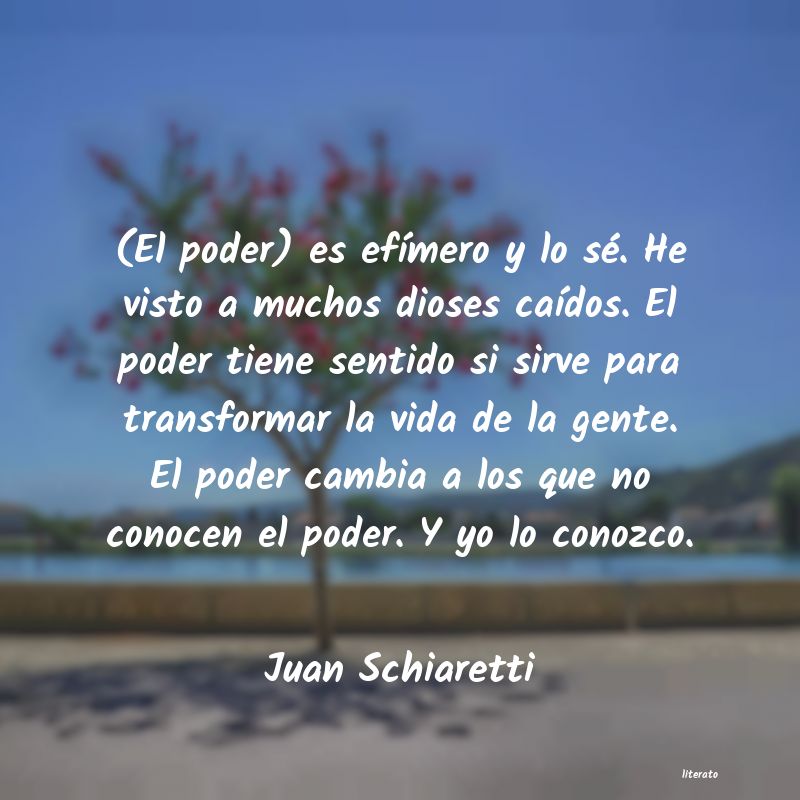 frases de Juan Schiaretti