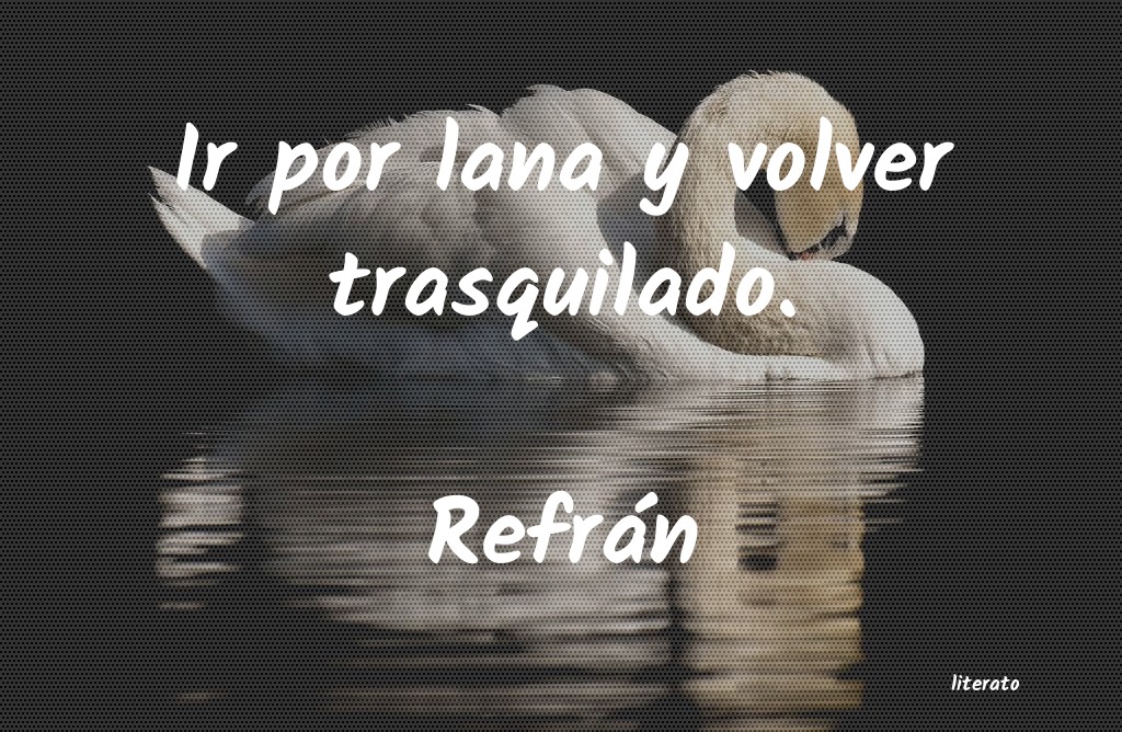 Frases de Refrán