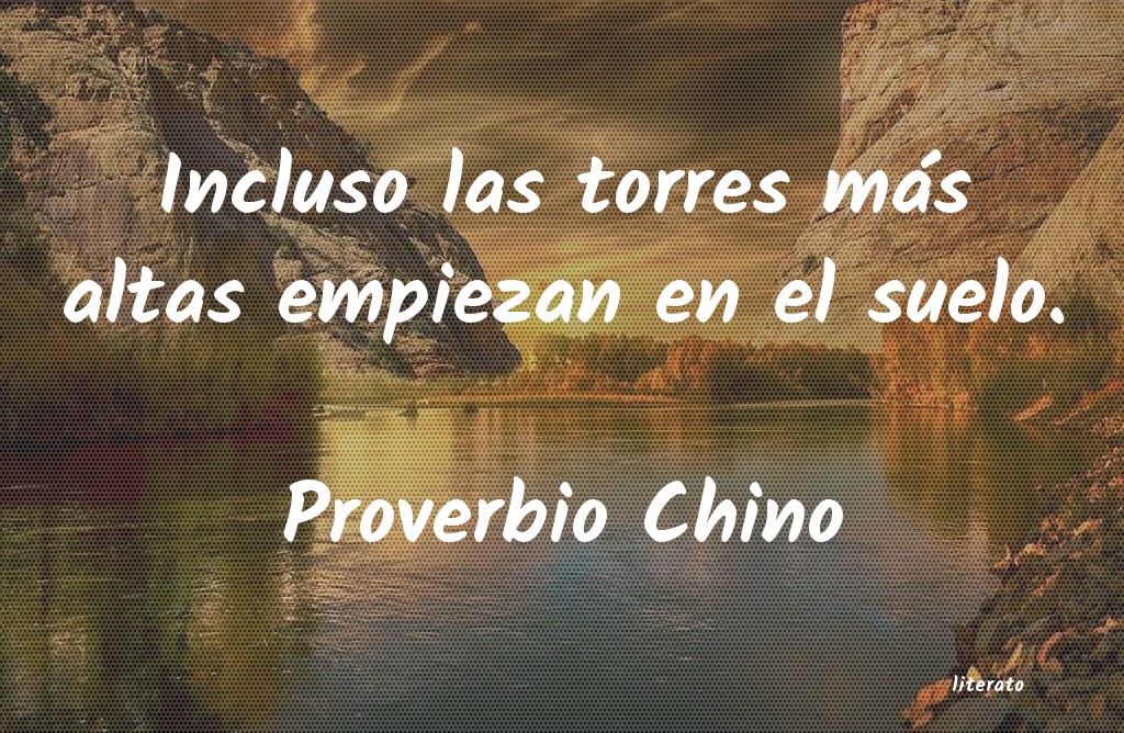 frases de Proverbio Chino