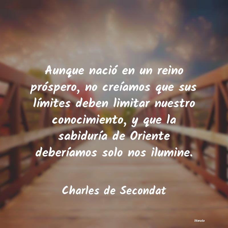 Frases de Charles de Secondat