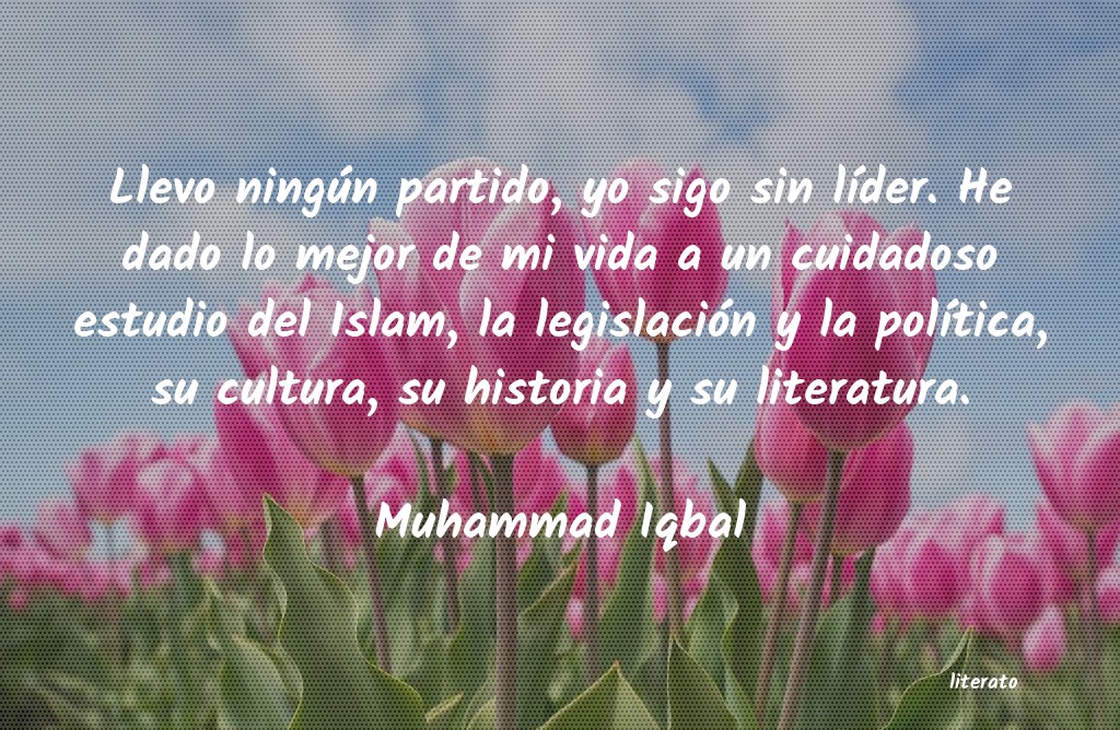 frases de Muhammad Iqbal