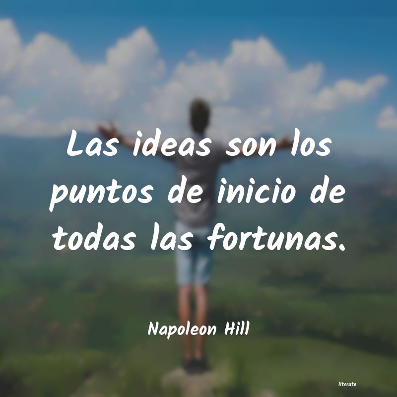 frases de Napoleon Hill