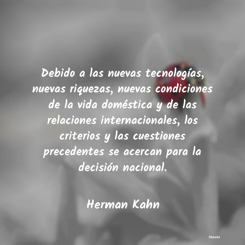 frases de Herman Kahn