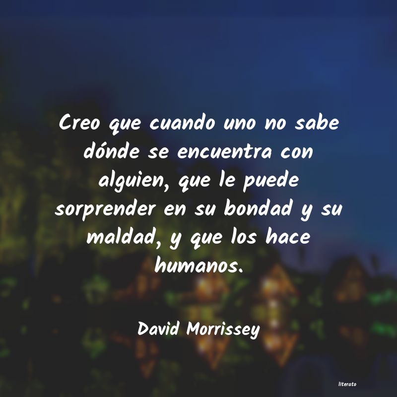 frases de David Morrissey