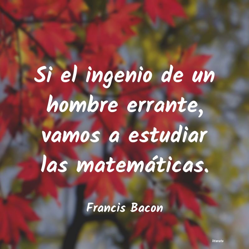 frases de Francis Bacon