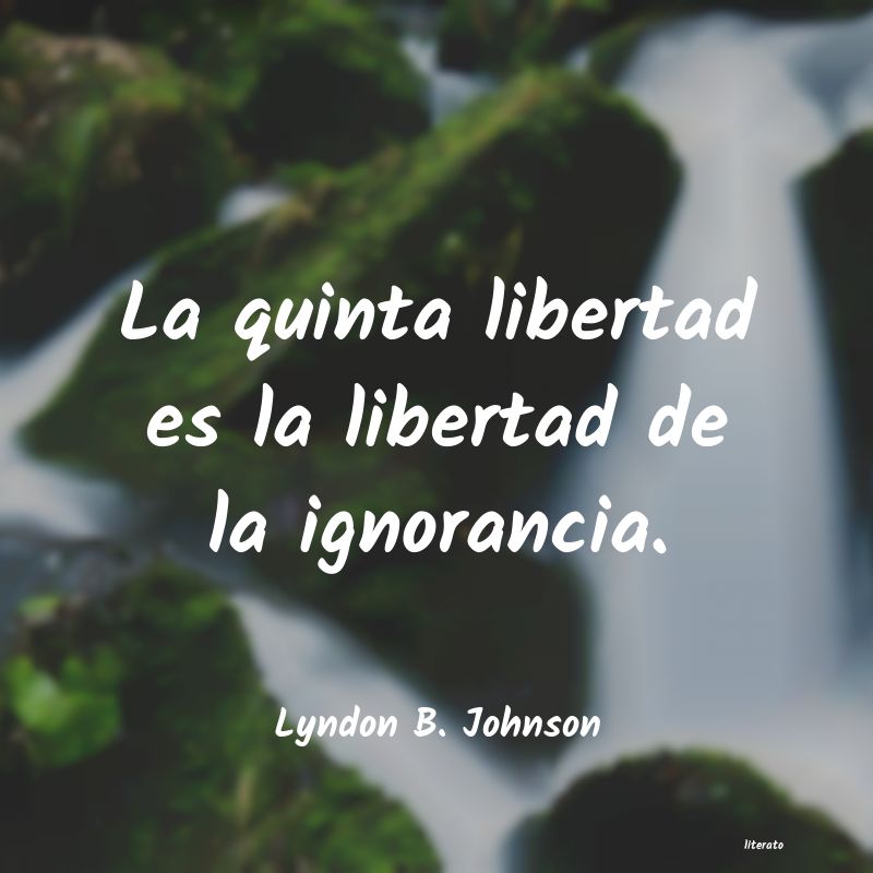 Frases de Lyndon B. Johnson