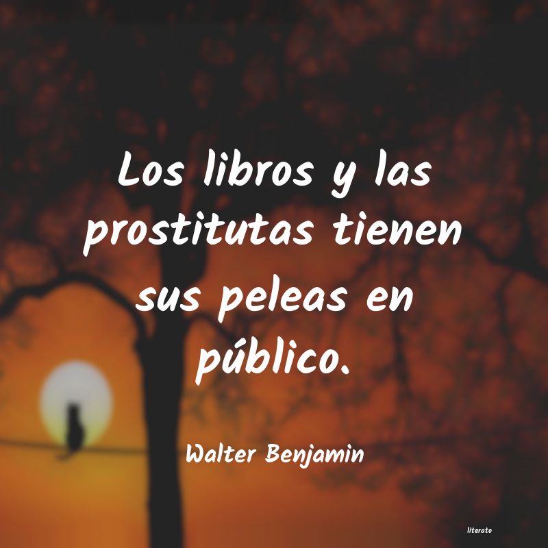 Frases de Walter Benjamin