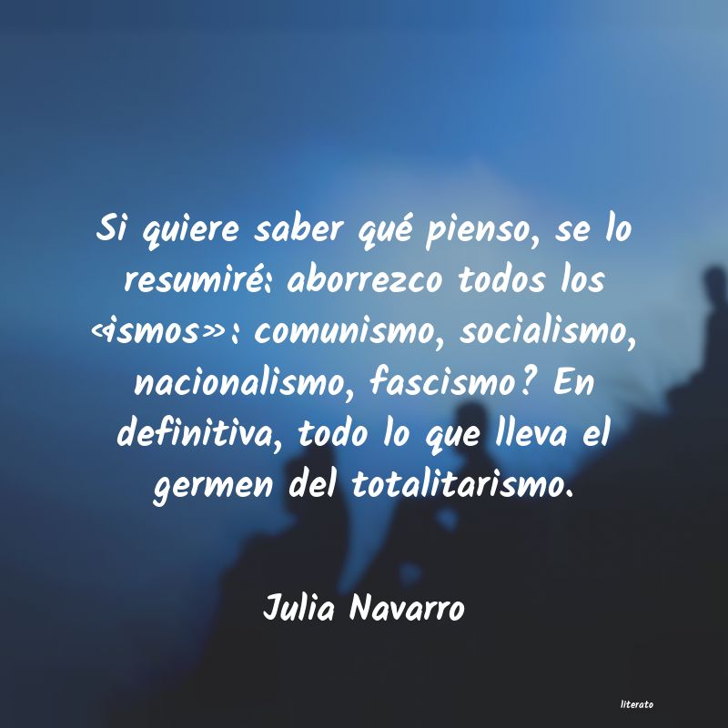 frases de Julia Navarro