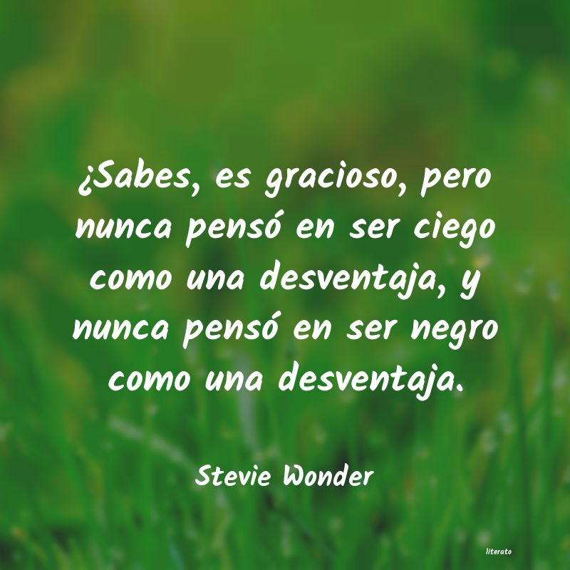 frases de Stevie Wonder