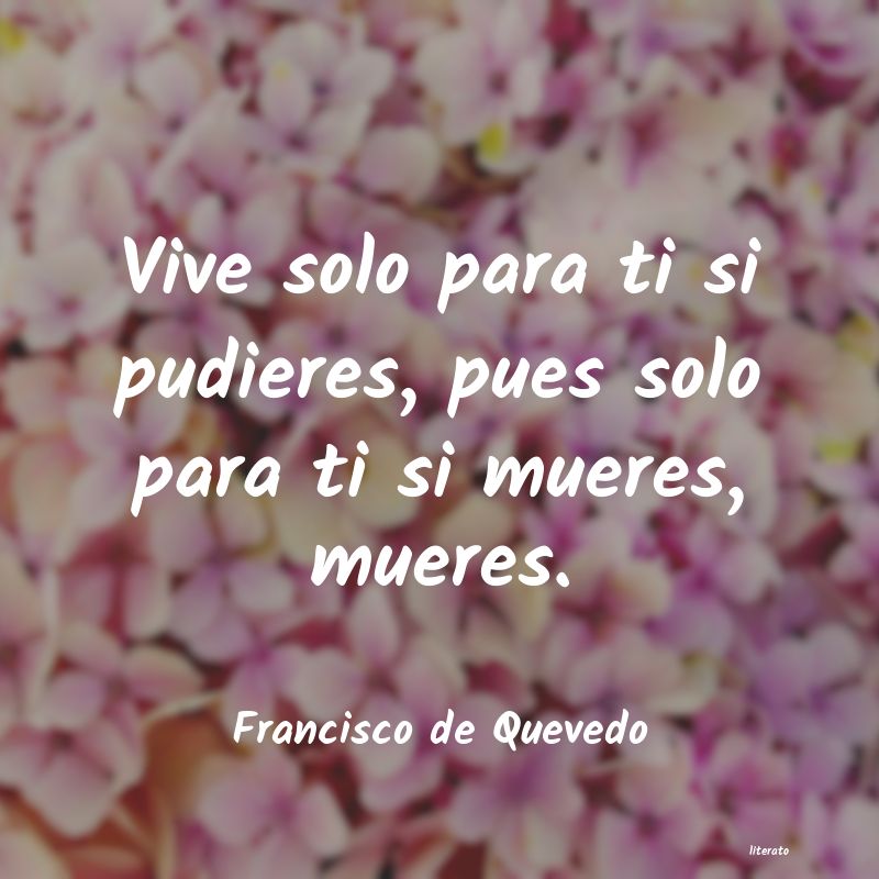 frases de Francisco de Quevedo