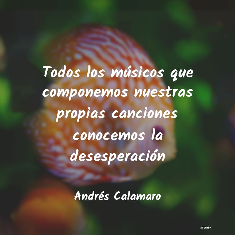 Frases de Andrés Calamaro