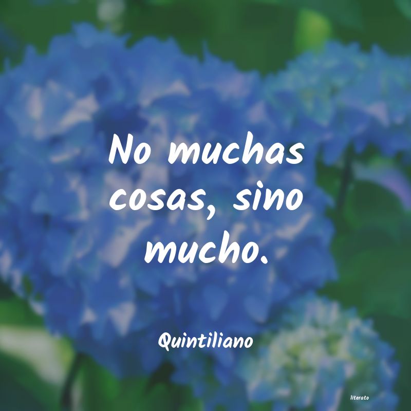frases de Quintiliano