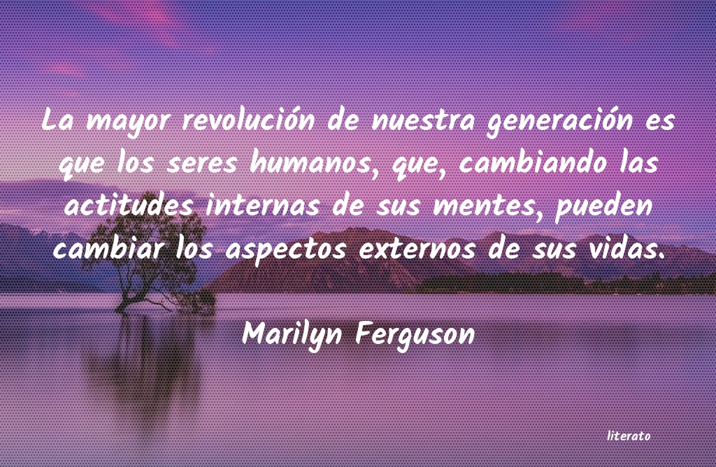 frases de Marilyn Ferguson