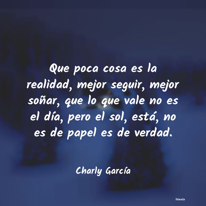 mejor seguir mejor sonar charly garcia