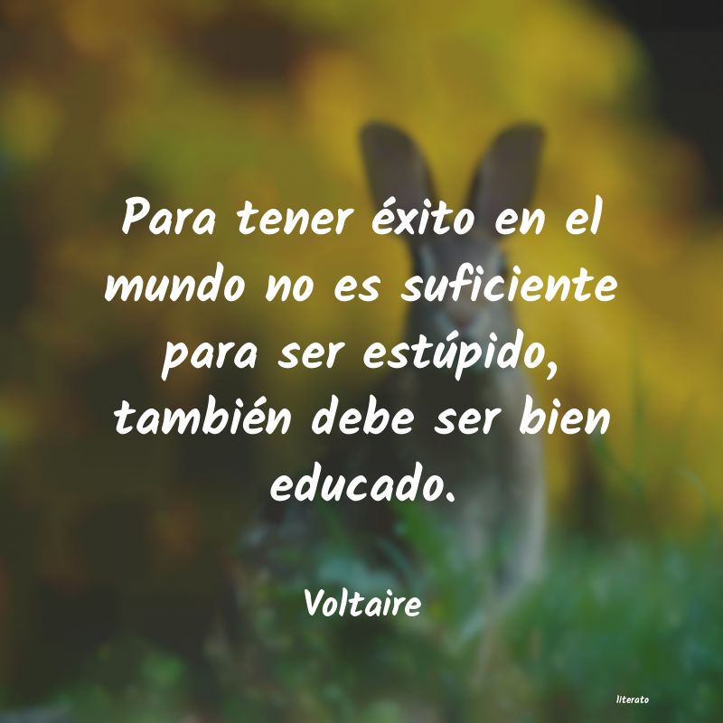 frases de Voltaire