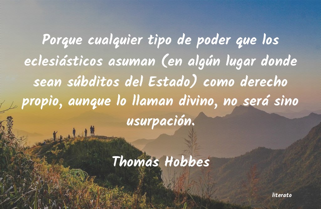 Frases de Thomas Hobbes