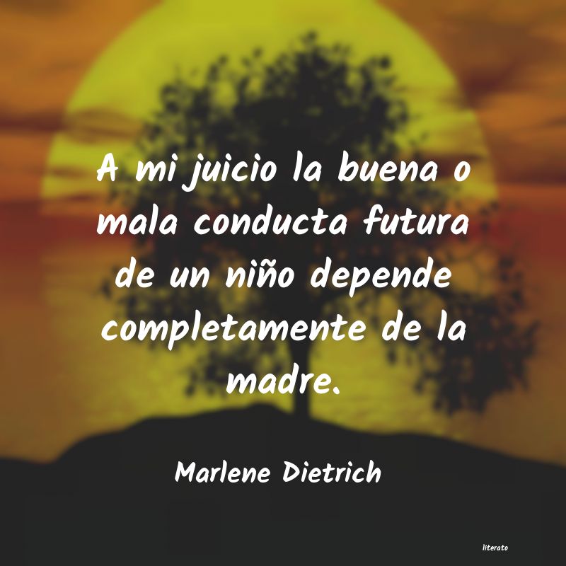 frases de Marlene Dietrich