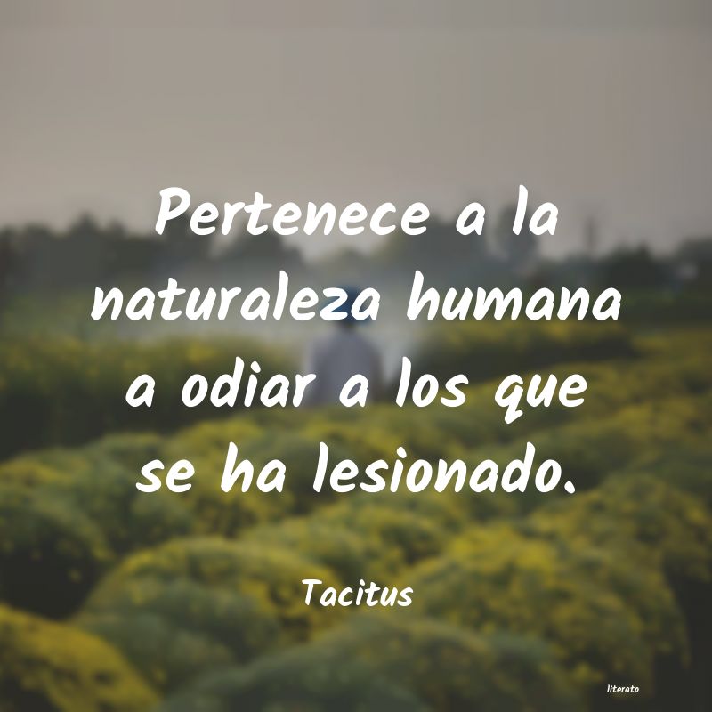 Frases de Tacitus