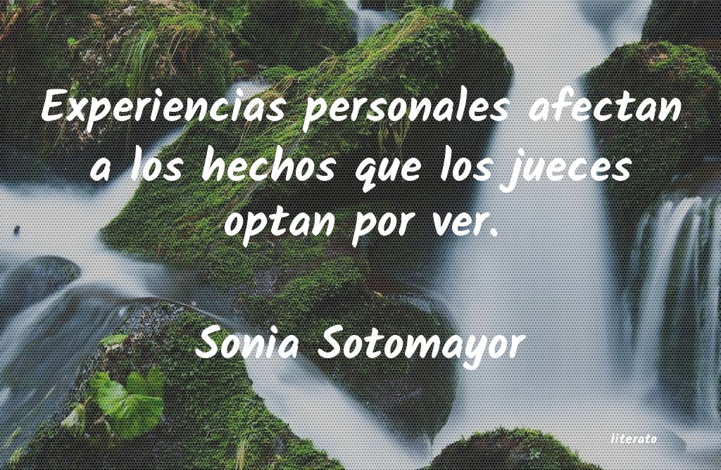 Frases de Sonia Sotomayor