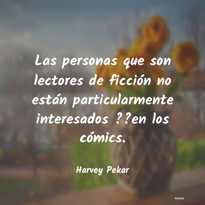 Frases de Harvey Pekar