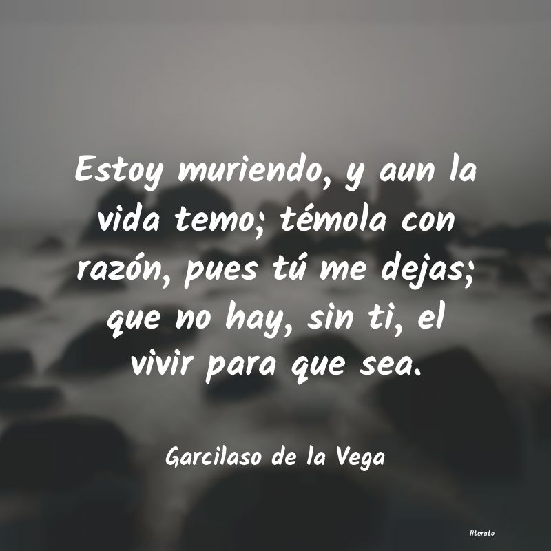 Frases de Garcilaso de la Vega