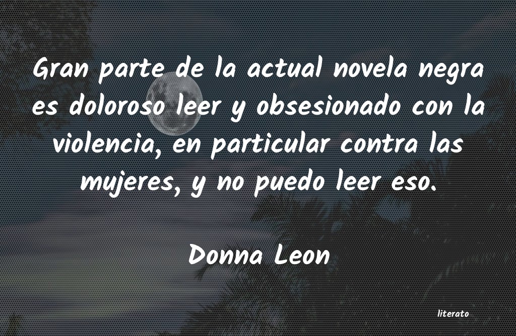 Frases de Donna Leon