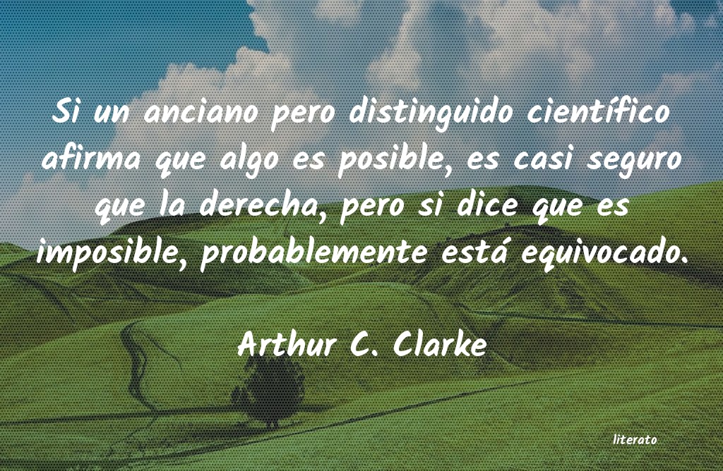 Frases de Arthur C. Clarke