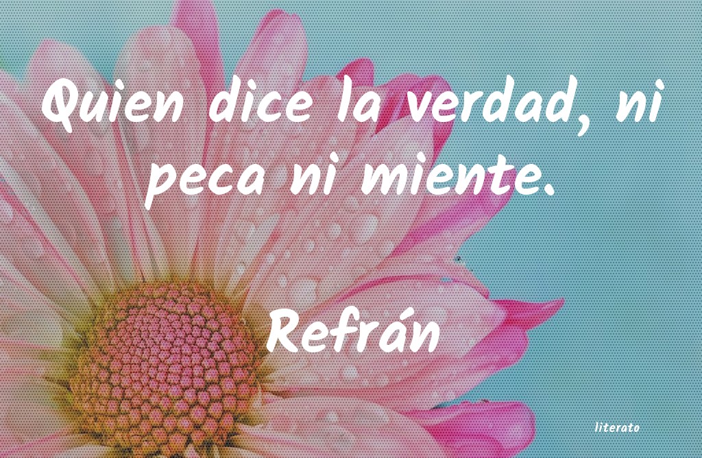 Frases de Refrán