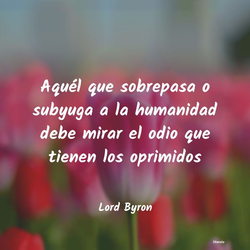 frases de Lord Byron