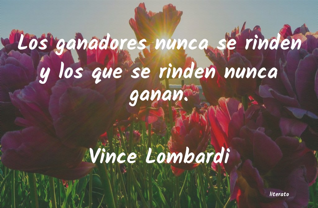 Frases de Vince Lombardi