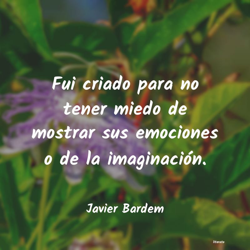 frases de Javier Bardem