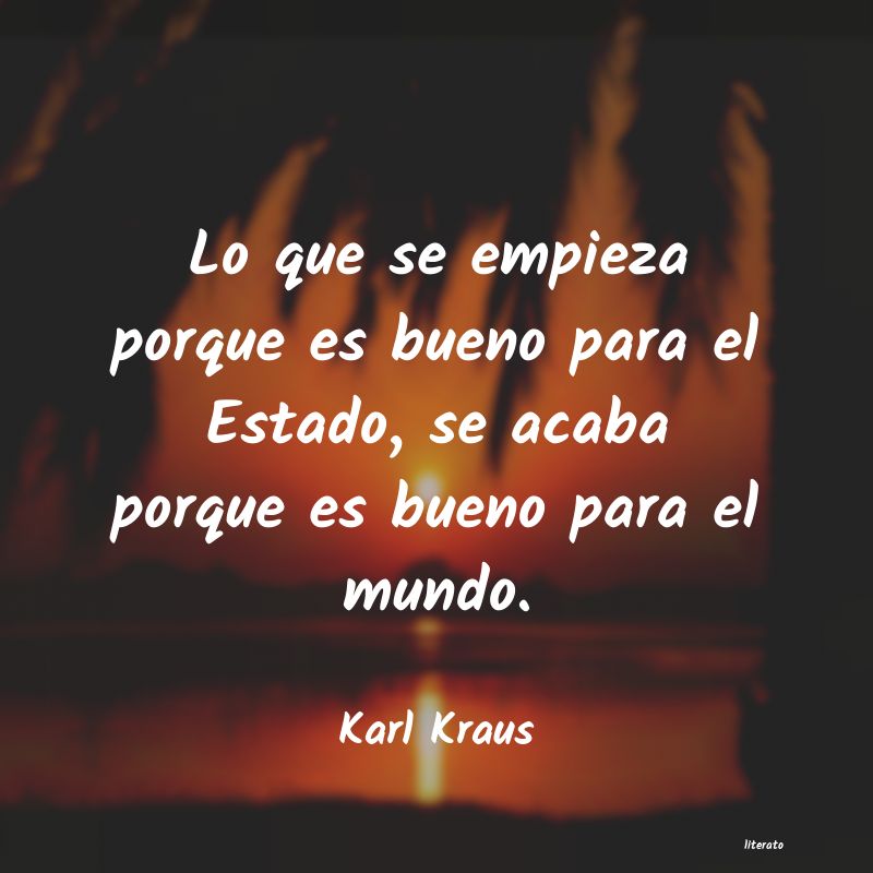 Frases de Karl Kraus