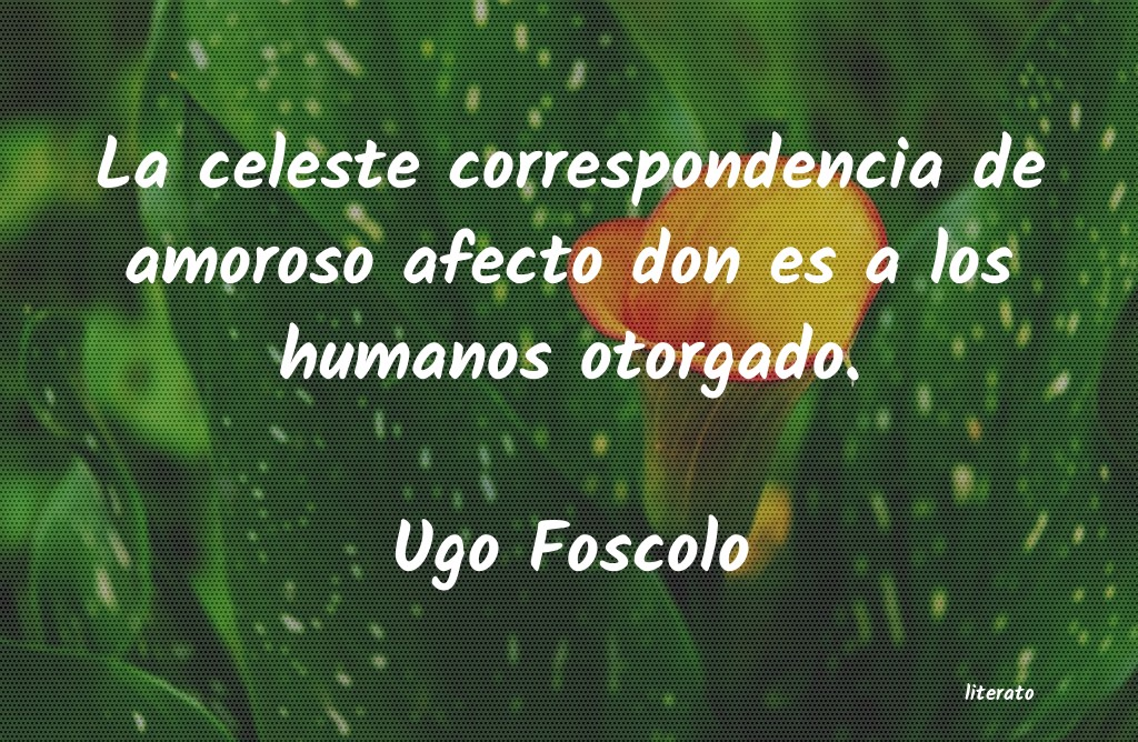 Frases de Ugo Foscolo