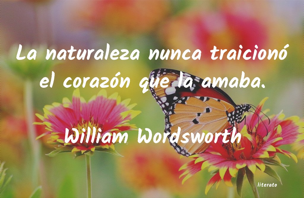 frases de William Wordsworth