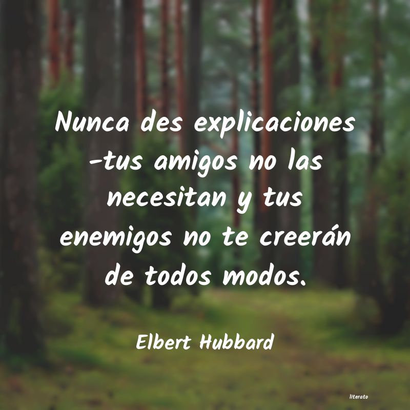 frases de Elbert Hubbard