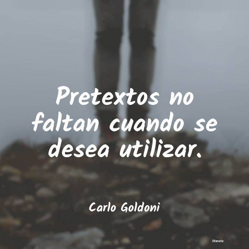 frases de Carlo Goldoni
