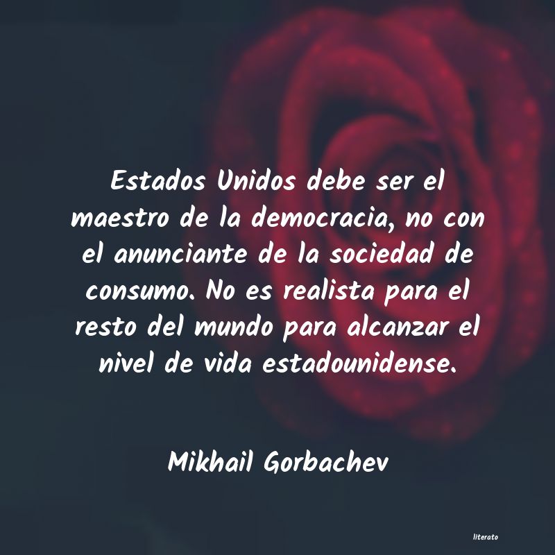 Frases de Mikhail Gorbachev