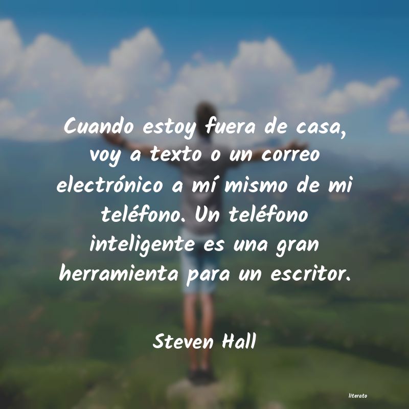 frases de Steven Hall