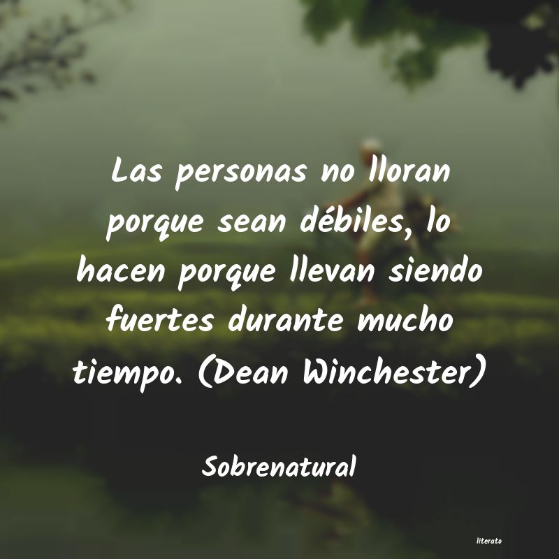 Frases de Sobrenatural