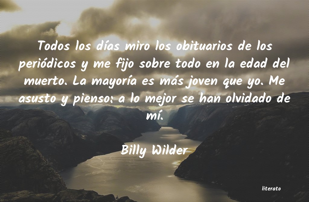 Frases de Billy Wilder