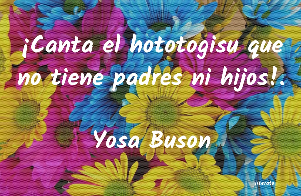 Frases de Yosa Buson