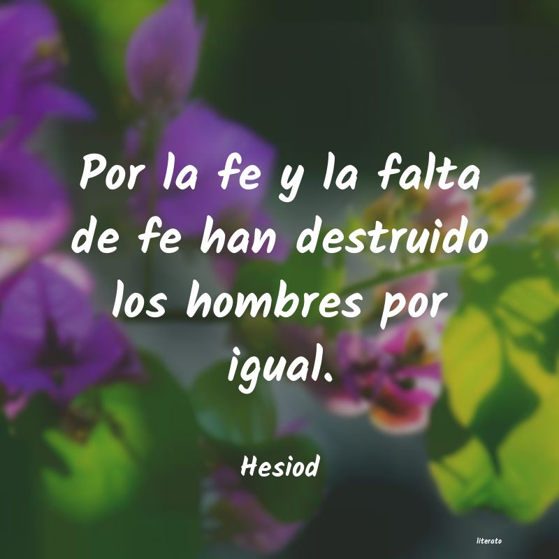 frases de Hesiod